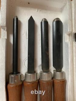 Craftsman 2859 USA 8 Piece Wood Working Turning Set Chisels Lathe Original Tools