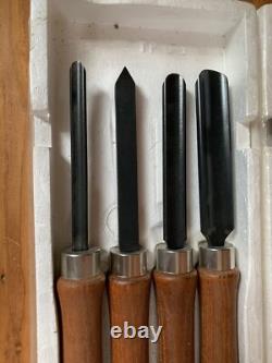 Craftsman 2859 USA 8 Piece Wood Working Turning Set Chisels Lathe Original Tools