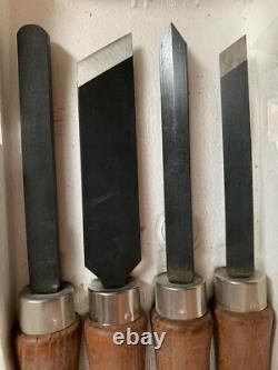 Craftsman 2859 USA 8 Piece Wood Working Turning Set Chisels Lathe Original Tools