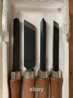 Craftsman 2859 USA 8 Piece Wood Working Turning Set Chisels Lathe Original Tools