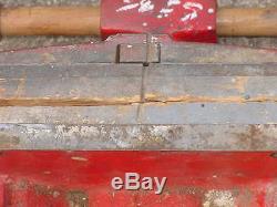 Craftsman Woodworkers Vise 391-5195 10 Wide Jaw Power-Slide Wood Handle Vintage