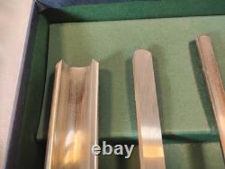 Crown Tools Steel Wood Hand Turning Tool Set Sheffield England 5 PC Boxed