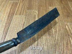 DAMAGED Japanese vintage Carpentry Tool NATA SAW RARE SHAPE Woodworking CA220