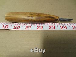 Diobsud Forge Wood Carvers Woodworking Tool flat Gouge Veiner knife sweet rare