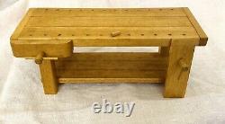 Dollhouse 28 Miniatures By Sir Thomas Thumb Woodworkers Bench Wooden, Tools, Cans