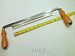 Draw Knife, Dunlap, Vintage Nice 10 Long Cut Woodworkers Draw Knife, never used
