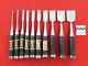 EB632 Japanese Nomi KENDO 3~42mm 10-piece set Chisels CarpentryWoodworkingTool