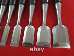 EB632 Japanese Nomi KENDO 3~42mm 10-piece set Chisels CarpentryWoodworkingTool