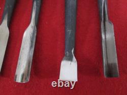 EB702 Japanese Chisels Carving knife 7piece set Carpentry Woodworking Tool NOMI
