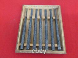 EB702 Japanese Chisels Carving knife 7piece set Carpentry Woodworking Tool NOMI