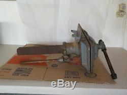 EMMERT No. TURTLE BACK PATTERN MAKER'S VISE -1891 PAT. DATE- WOODWORKING VISE