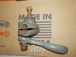 EMMERT No. TURTLE BACK PATTERN MAKER'S VISE -1891 PAT. DATE- WOODWORKING VISE