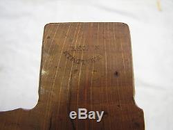 Early Baldwin Albany Woodworking Moulding Plane Wood Tool Quirked Ogee Molding