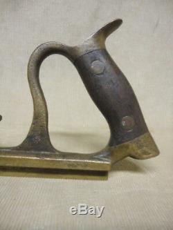 Early Brass Wood Working Groove Plane Prototype Patented Possibly One ofa Kind