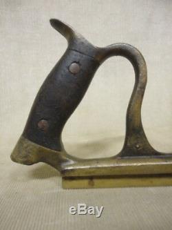 Early Brass Wood Working Groove Plane Prototype Patented Possibly One ofa Kind