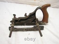 Early Siegley 1890 Patent Combination Plow Plane Wood Tool Carpenter Woodworking