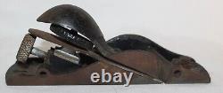Early Stanley no. 140 Skew Angle Rabbet & Block Plane Wood Tool VTG Woodworking