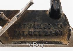 Early Vintage Stanley Cast Iron Sweetheart Plane Size No. 78 Woodworking Tool