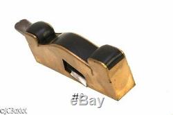 Ebony infill SHOULDER PLANE GUNMETAL 1 3/8th carpenter woodworking tool