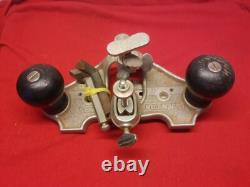 Exc Complete Stanley No. 71 Router Plane With Blades Tool Woodworking