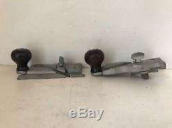 Excellent Rare Stanley No. 98 & 99 Woodworkers Rabbet Planes 1 With Fence