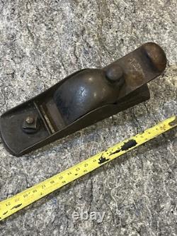 Excelsior Low Angle Block Plane Early Antique Tool Unique Woodworking Adj Throat