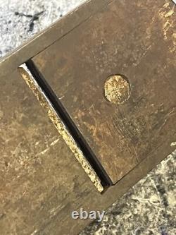 Excelsior Low Angle Block Plane Early Antique Tool Unique Woodworking Adj Throat