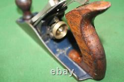 FINE USER Stanley No 4 Type 20 Ca 1962-67 Smooth Woodworking Plane USA Inv#RG04