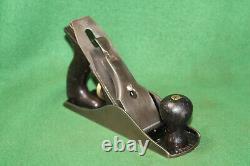 FINE Vintage Stanley No 4 Type 13 Ca. 1925-28 Smooth Woodworking Plane Inv#HC144