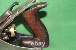 FINE Vintage Stanley No 4 Type 13 Ca. 1925-28 Smooth Woodworking Plane Inv#HC144