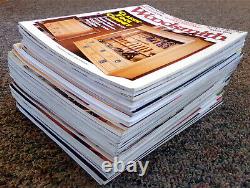 FINE WOODWORKING & WOOD CRAFT 32 Issue Mixed Magazine Lot 1989-2021 Tools Plans