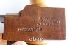 Fine Buck of London Screw Stem Plough, with Full Set of 8 Sorby Irons Fine Buck of London Screw Stem Plough, with Full Set of 8 Sorby Irons