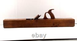 Fine Massive 19th Century 28 Hills & Richards Woodworking Jointer Plane #RD08