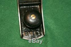 Fine Stanley Bailey No 5 Type 9 Ca 1902-07 Woodworking Jack Plane Inv# EF01