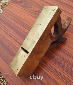 Fine User 19th Century Marked Smooth Woodworking Plane Antique 1800s