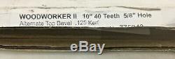 Forrest WW10407125 Woodworker II 10-Inch 40 Tooth ATB. 125 Kerf Saw Blade F3