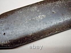 Framing Chisel 2 Woodworkers Vtg. Chisel, Made by Blacksmith Marked G. W. Heath