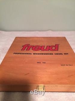 Freud WC-110 Professional Woodworking Chisel Set=All Handle Stickers Intact=Rare