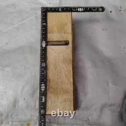 Fukusaburo Japanese Kanna Hand Plane Marked Blade Wooden Body