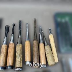 Generic Chisel Set 35pc Woodworking Tools with Wooden Handles Blades