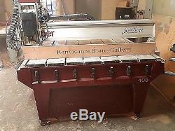 Gerber Sabre 408 CNC Router Signs Woodworking Plastic- Vacuum Table