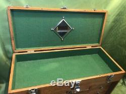 Gerstner 10 Drawer Tool Box Chest Machinist Woodworker Green Lined 24x16x10 SFI