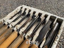 Great Neck Chisel Gouge Carving Tool Set Of 8 Pieces 16 Wood Working