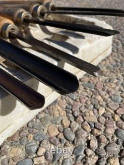 Great Neck Chisel Gouge Carving Tool Set Of 8 Pieces 16 Wood Working