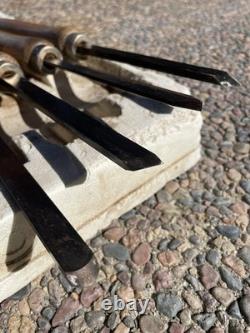 Great Neck Chisel Gouge Carving Tool Set Of 8 Pieces 16 Wood Working