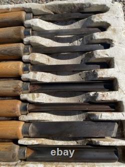 Great Neck Chisel Gouge Carving Tool Set Of 8 Pieces 16 Wood Working