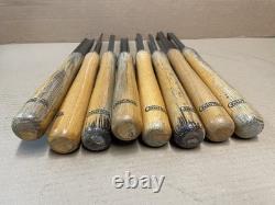 Great Neck Chisel Gouge Carving Tool Set Of 8 Pieces 16 Wood Working