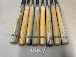 Great Neck Chisel Gouge Carving Tool Set Of 8 Pieces 16 Wood Working