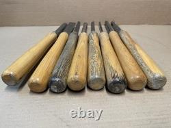 Great Neck Chisel Gouge Carving Tool Set Of 8 Pieces 16 Wood Working