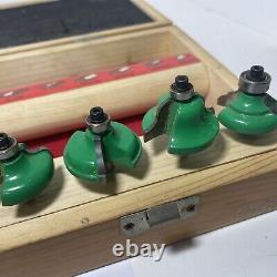 Grizzly 25 pc Router Bit Set Pre-Owned As Is In Case Wood Working Tools